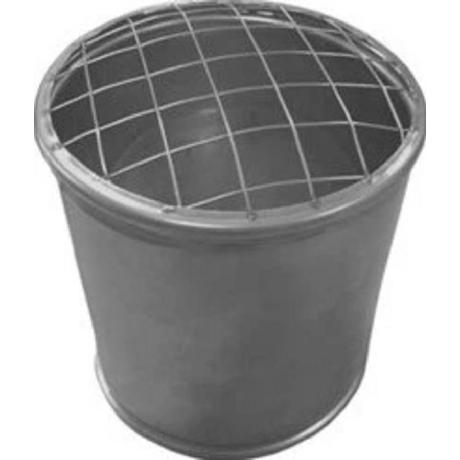 Topsectie open met gaas Ø450mm