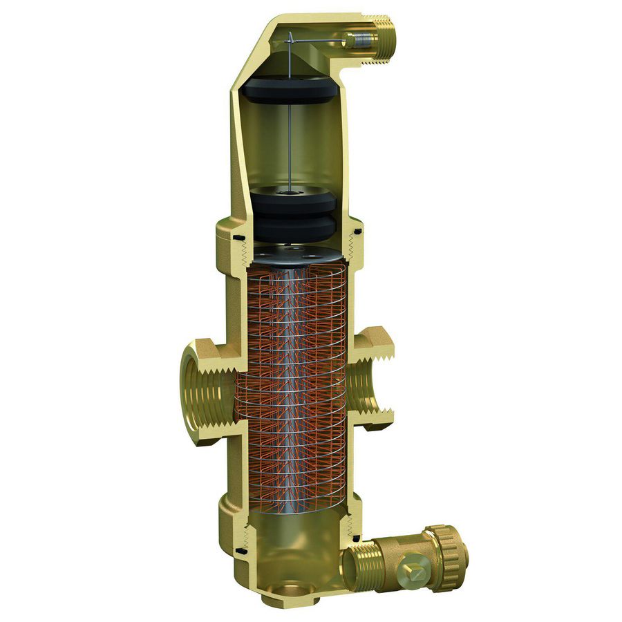 Lucht-vuilafscheider Extwin Twist TWT1M 1" bn. m. magneet