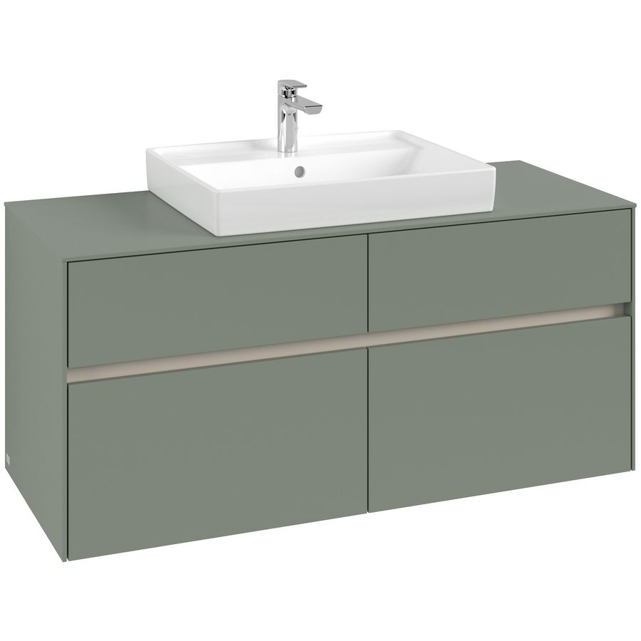 Wastafelonderkast Collaro 1200x548x500mm Soft Green C081B0AF