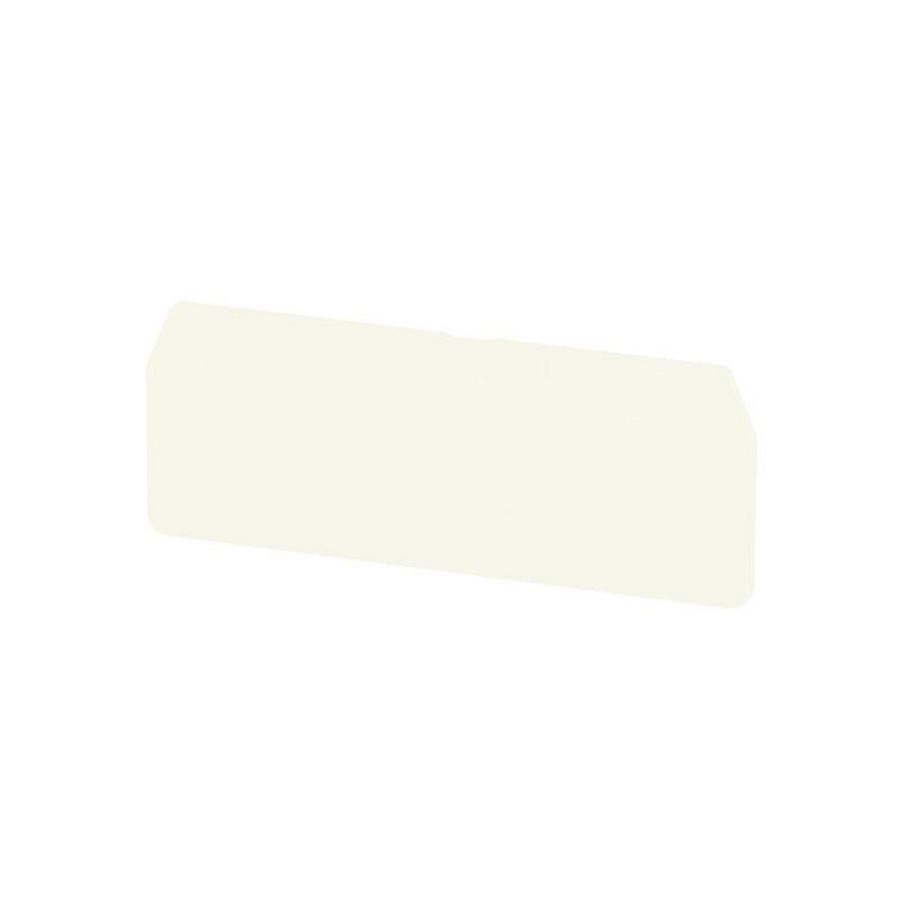 Afsluit- eindplaat wit h:79.4mm b:2mm V-0, VVE=50