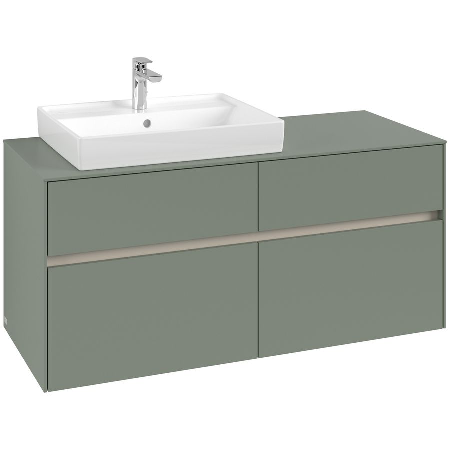 Wastafelonderkast Collaro 1200x548x500mm Soft Green C08200AF