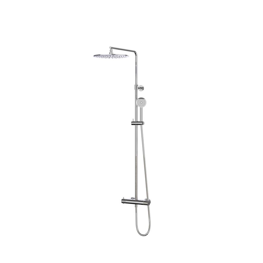 Afbouwdeel regendouche IVY combiset Nexus 1 opbouwthermostaat  chroom CSN1CRCF