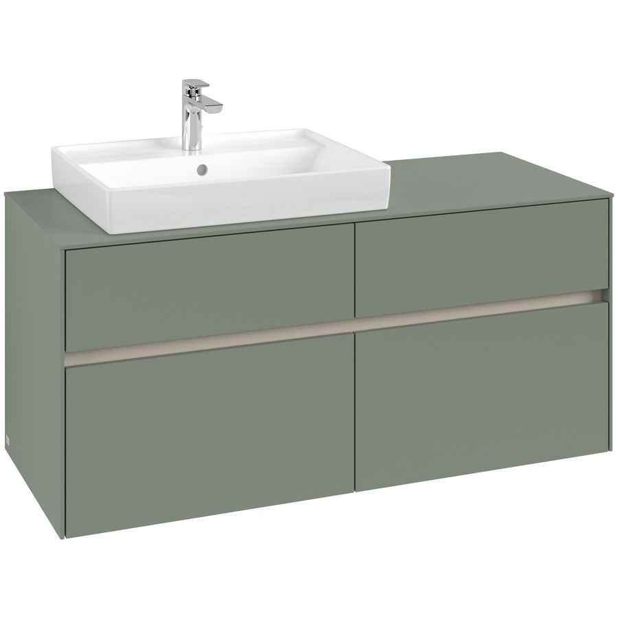 Wastafelonderkast Collaro 1200x548x500mm Soft Green C082B0AF