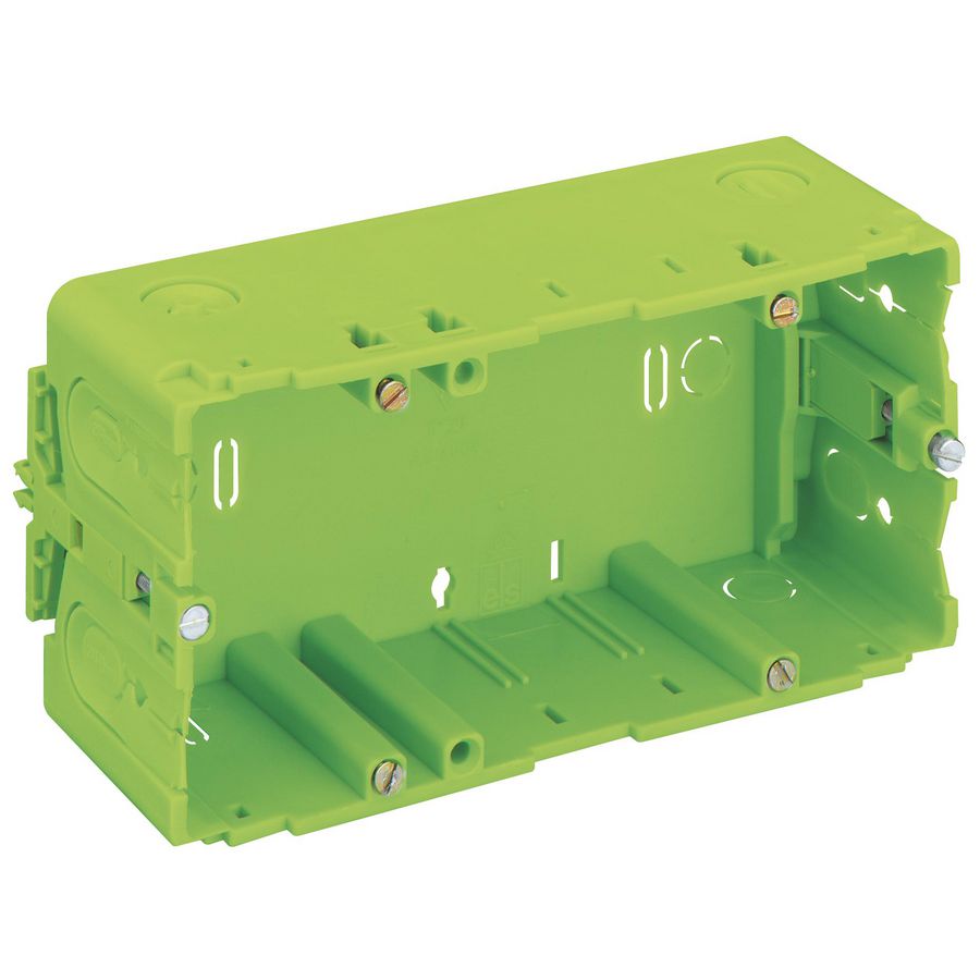 Kanaalinbouwdoos groen isolatiespanning 400V AC VDE 38205201