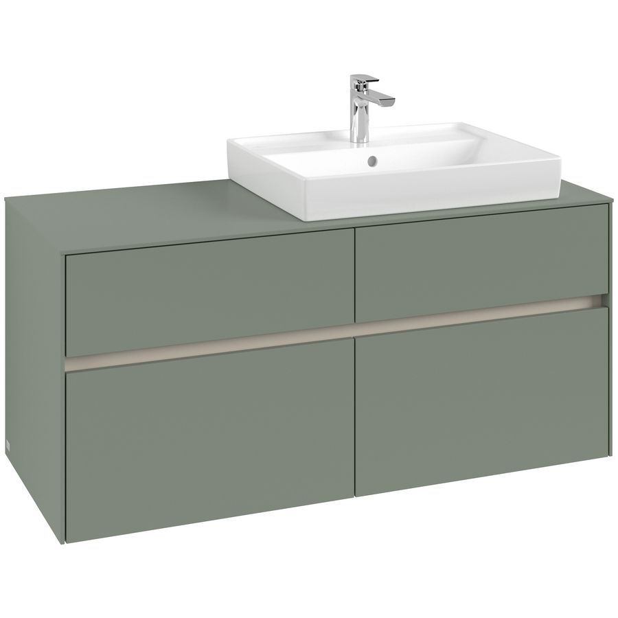 Wastafelonderkast Collaro 1200x548x500mm Soft Green C083B0AF