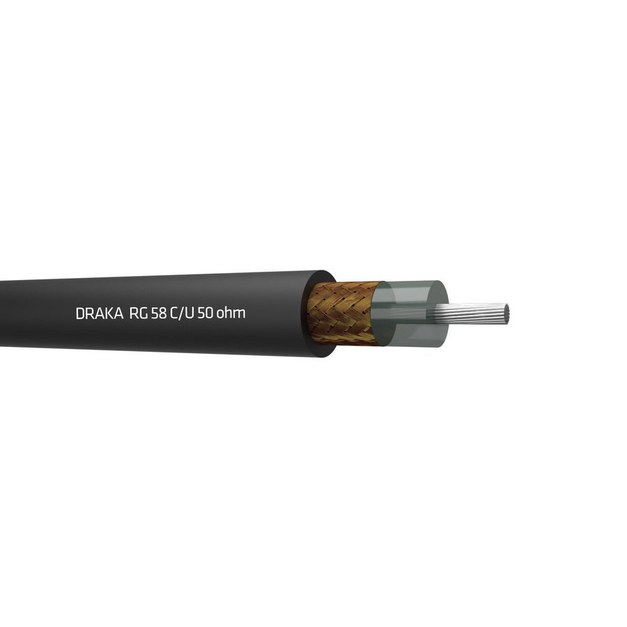 Haspel a 1000m. Coax RG 58 C/U 50 ohm bk# 19/0,18 mm