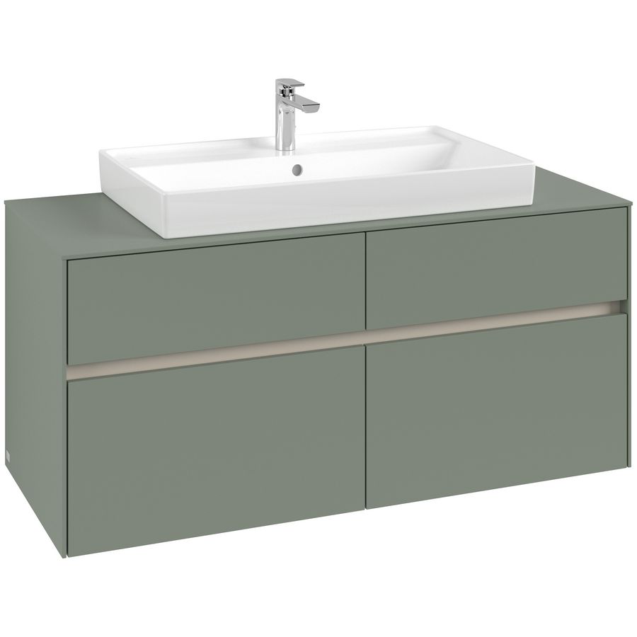Wastafelonderkast Collaro 1200x548x500mm Soft Green C08700AF
