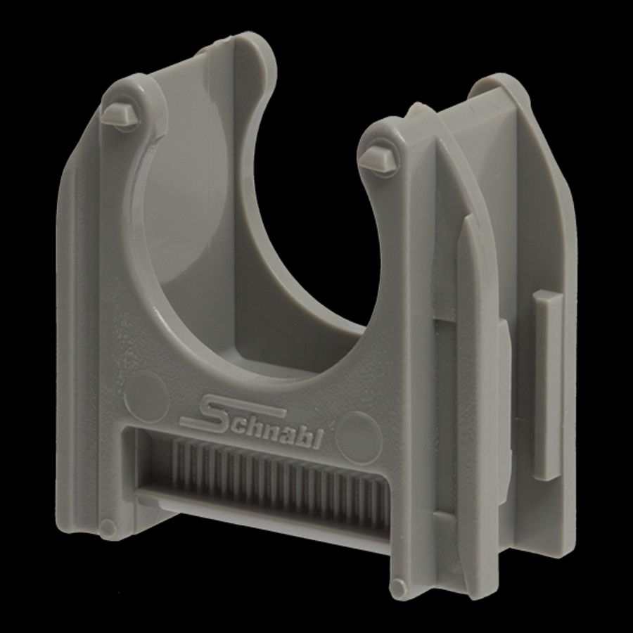 Buisklem knst. halvrij 1/24,8-26mm EC25 donkergrijs VVE=100