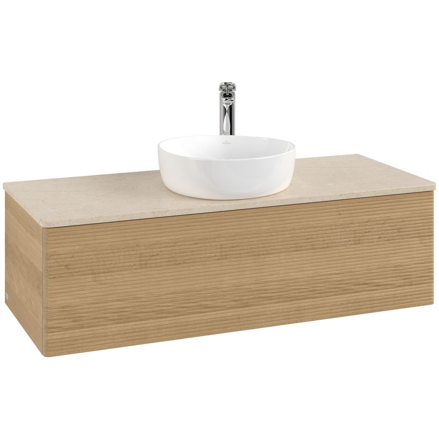 Wastafelonderkast Antao 1200x360x500mm Honey Oak K32153HN