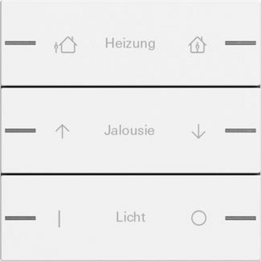 Wippenset 3-voudig indiv. tastsens.4.55 zuiver wit m