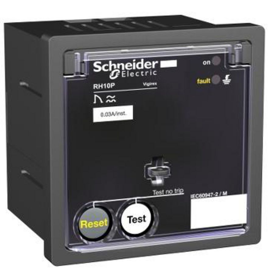 Aardlekschakelaar 0,3A Direct 12-24V AC/12-48V D rex RH10P