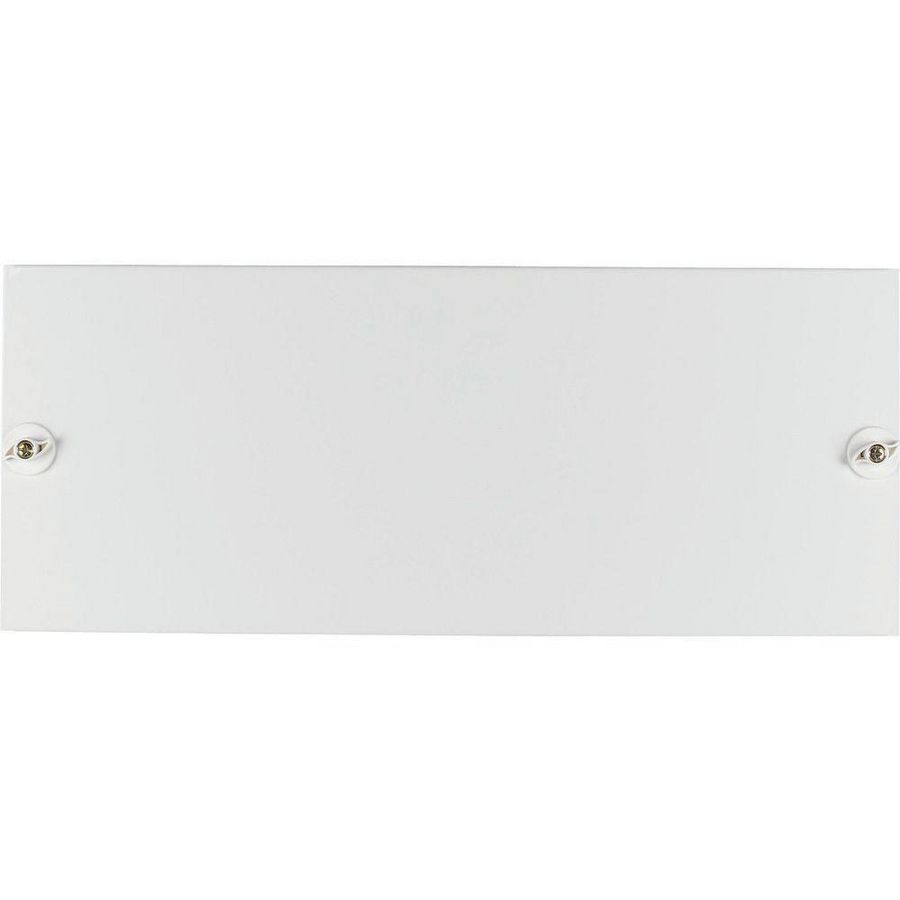Frontplaat tbv BF blind 33TE breed wit staal centraal