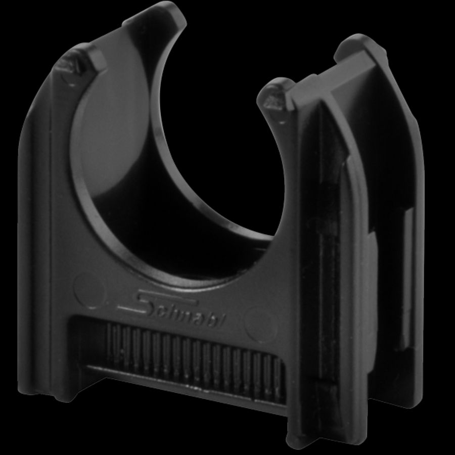 Buisklem kunststof halvrij 1 1/2/38,5-40mm EC40 zwart VVE=50