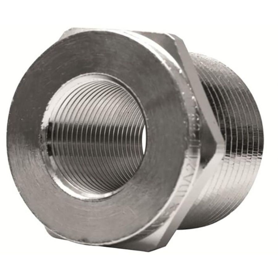 Adapter Hexagonaal mess. 1/2NPT-16M Rauwe kleur