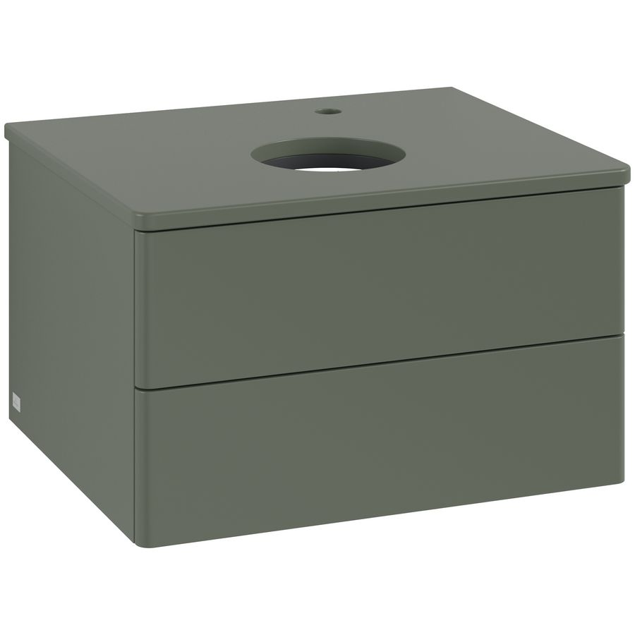 Wastafelonderkast Antao 600x360x500mm L.Green Matt Lacquer K18050HL