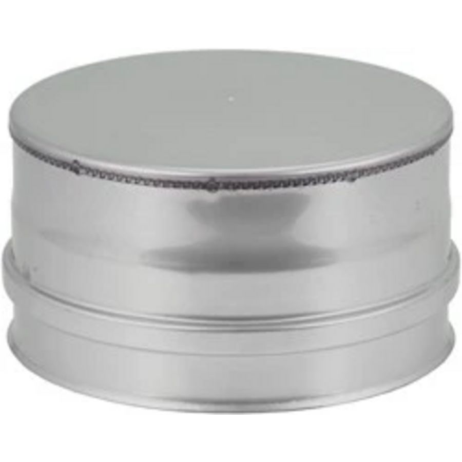 Einddeksel enkelwandig Ø250mm RVS I316L (D0,5)