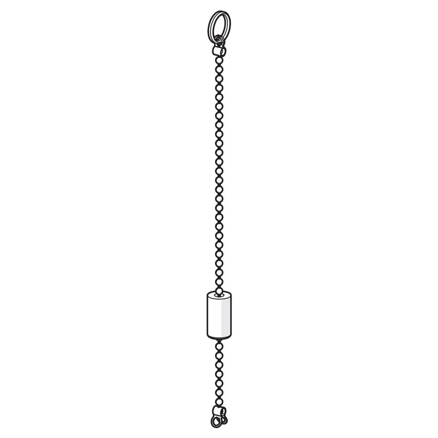 Ketting inzinkbaar compleet