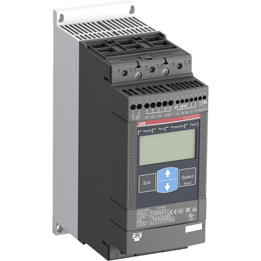 Softstarter stuurspanning 100-250V AC 55kW/400V 106A