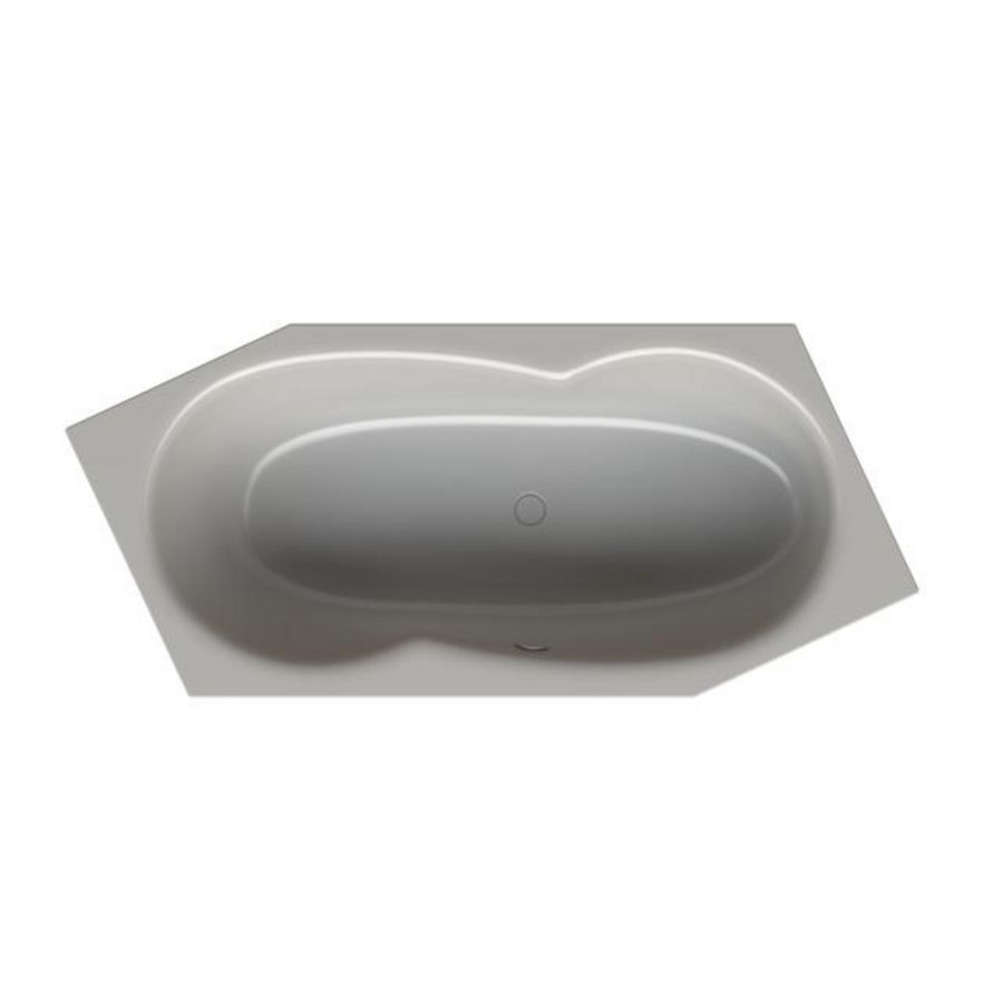 Bad BetteMetric 2060x900mm voeteind RE ovlp voor Flanell