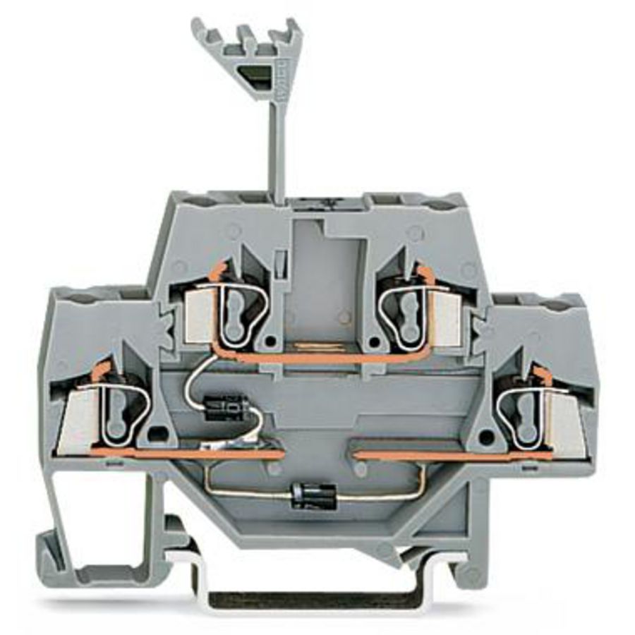 Moduleklem 2-etage + 2 dioden 1N4007 280-941/281-492 VVE=50