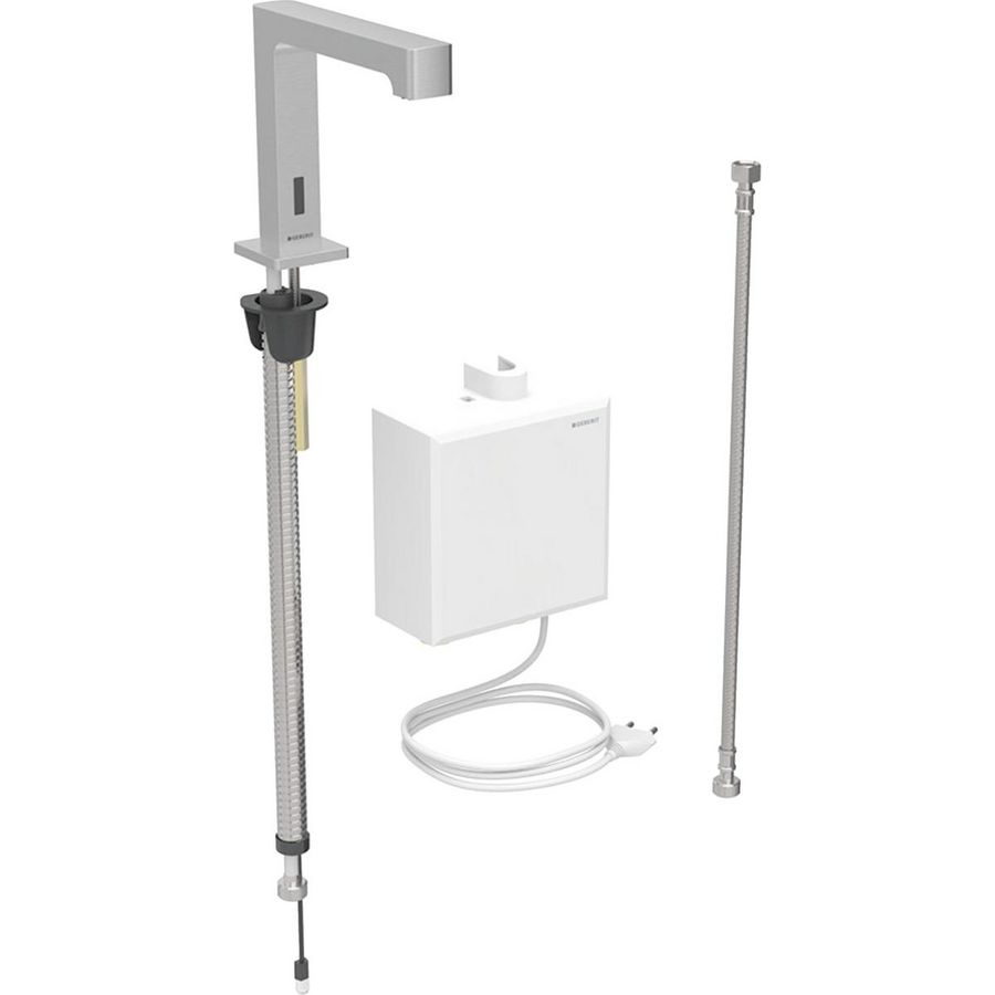 Wastafelmengkraan Brenta RVS look zonder meng unit