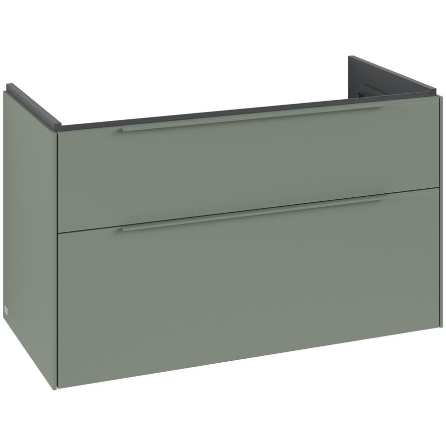Wastafelonderkastkast SUBWAY 3.0 973x576x478mm Soft Green C570L2AF greep monochroom
