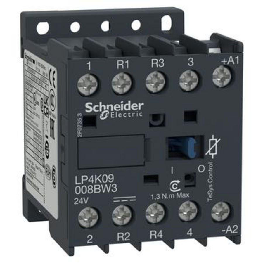 Contactor 2M+2V AC-1<=440V 20A Stuurspanning 24V DC LV K