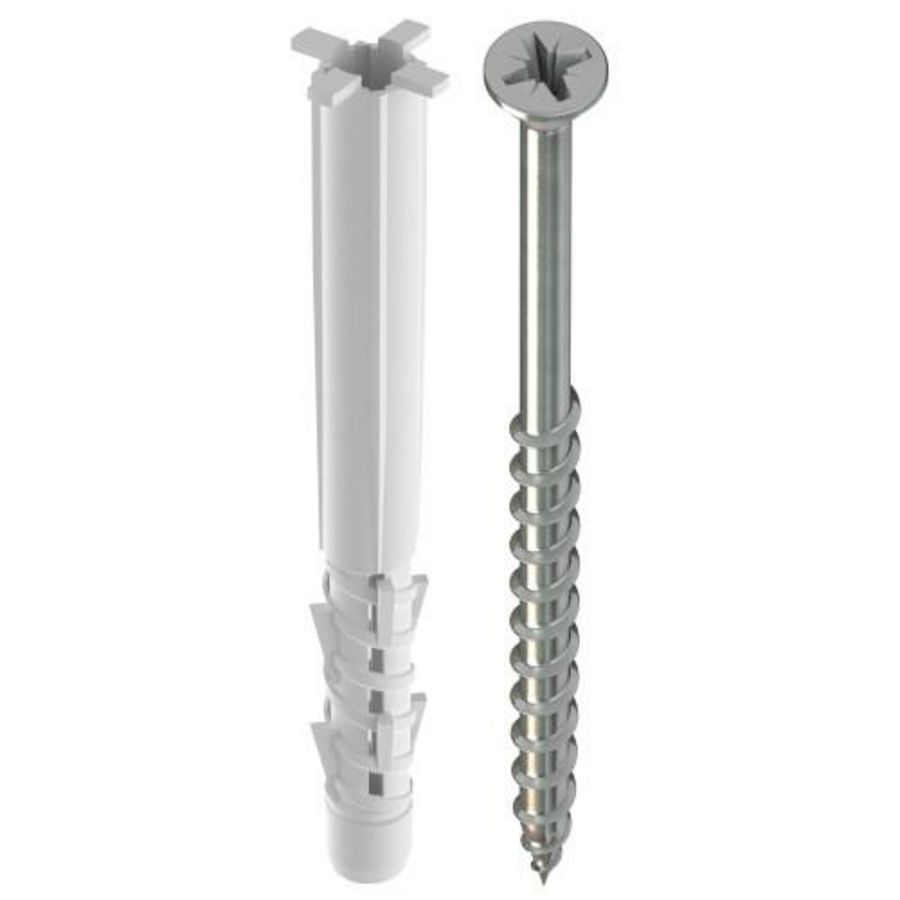 TetrafixXL universeel kozijnplug 6x65mm met schroef VVE=50