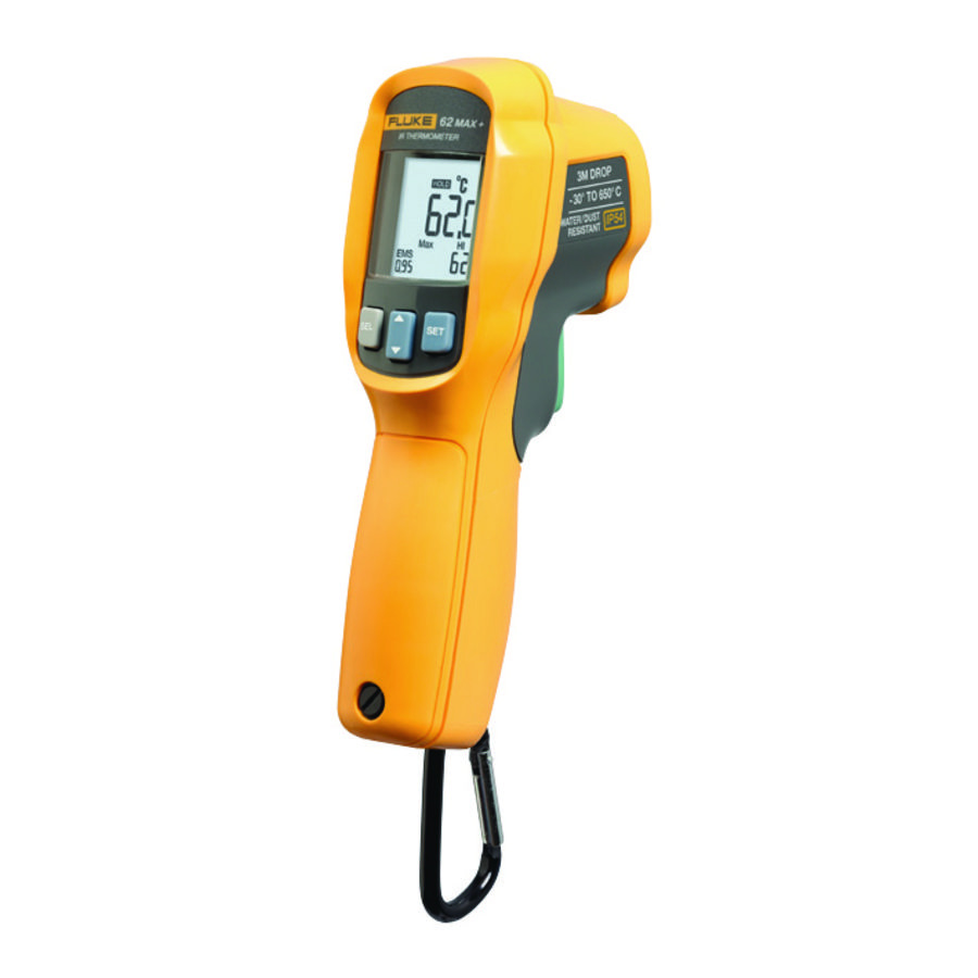 Infraroodthermometer -30 tot 650 C met dubbele laser punt