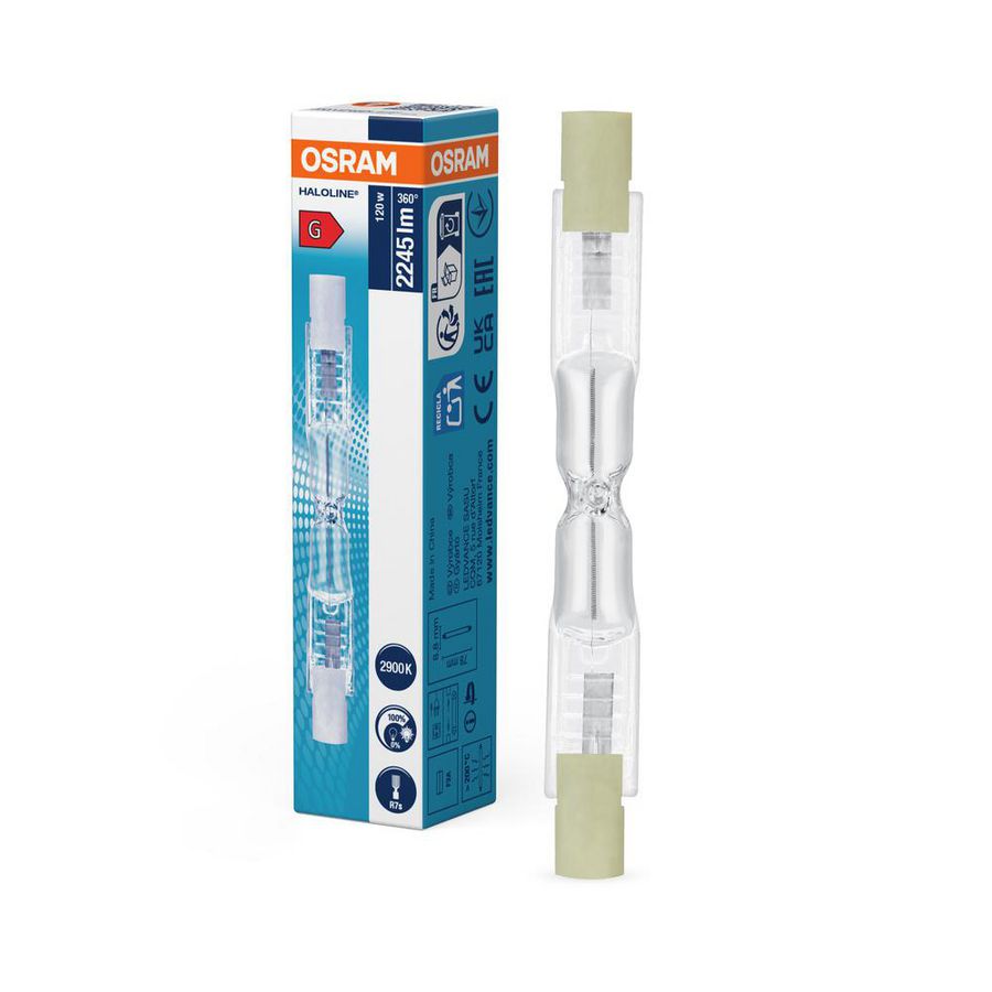 Hoogvolt halogeenlamp HALOLINE PRO R7s 74.9mm 120W VVE=5