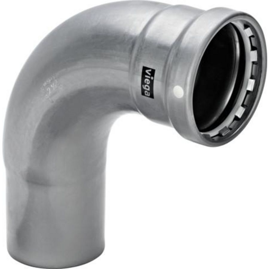 Insteekbocht 90° Megapress-S-XL spie x persaansluiting 4" 4216.1XL