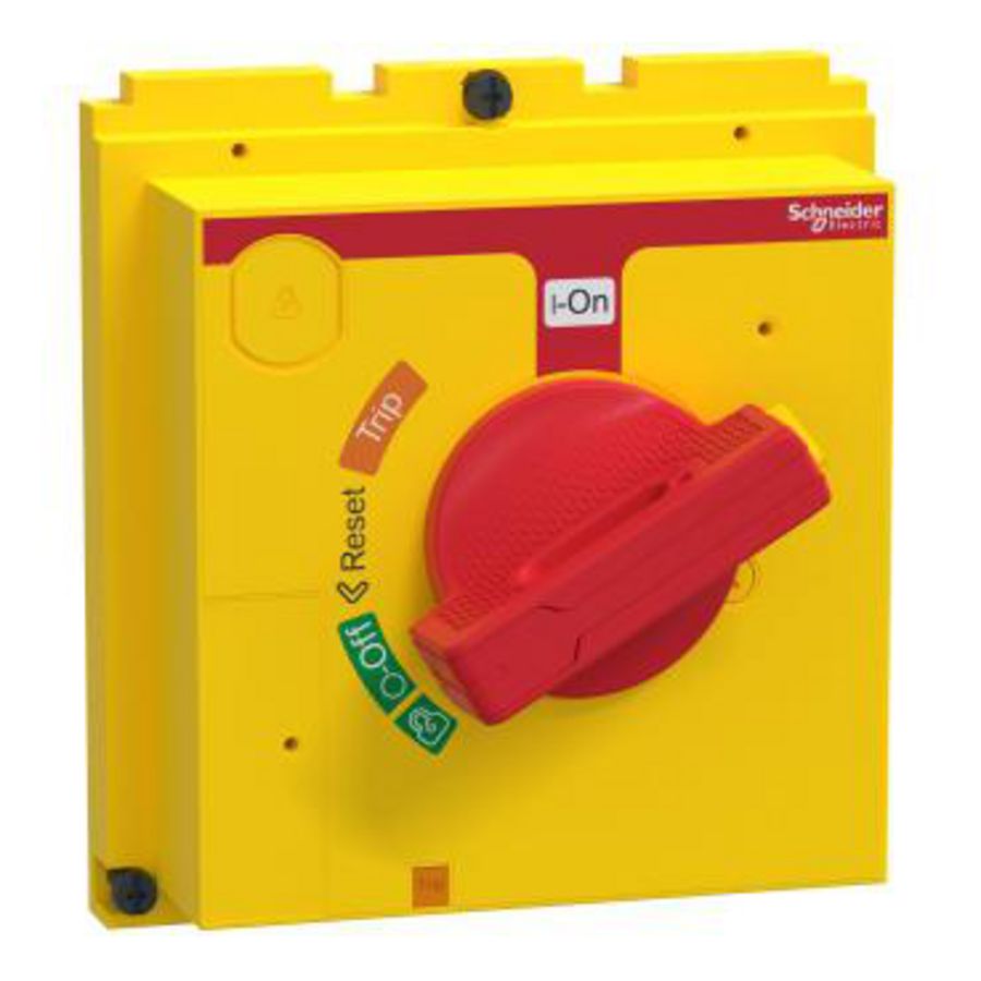 Standaard directe draaibediening OFF Rood/geel ComPact