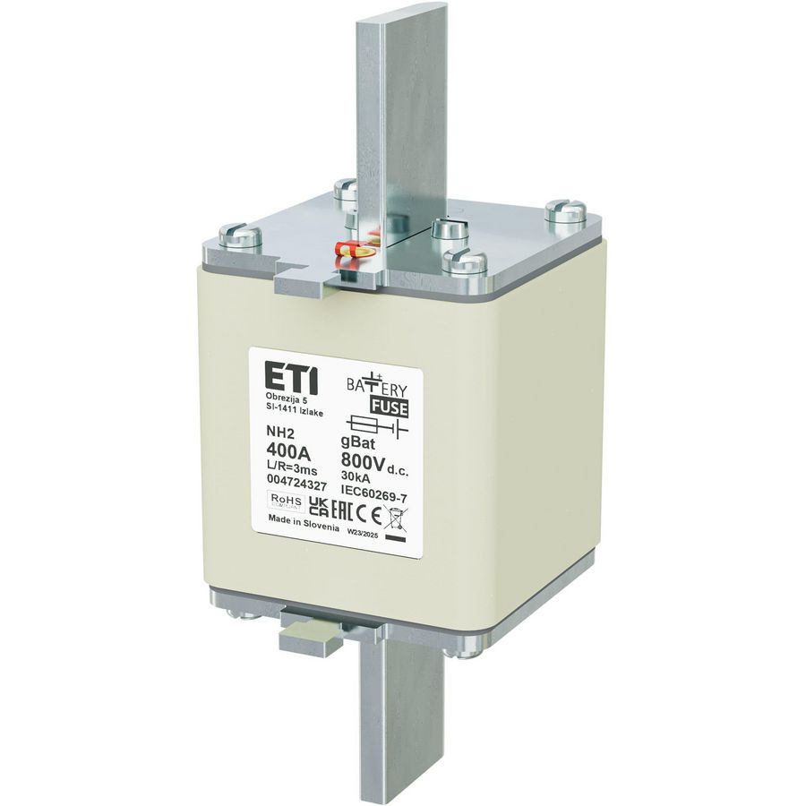 Zekering M2 bat 400A/800V DC