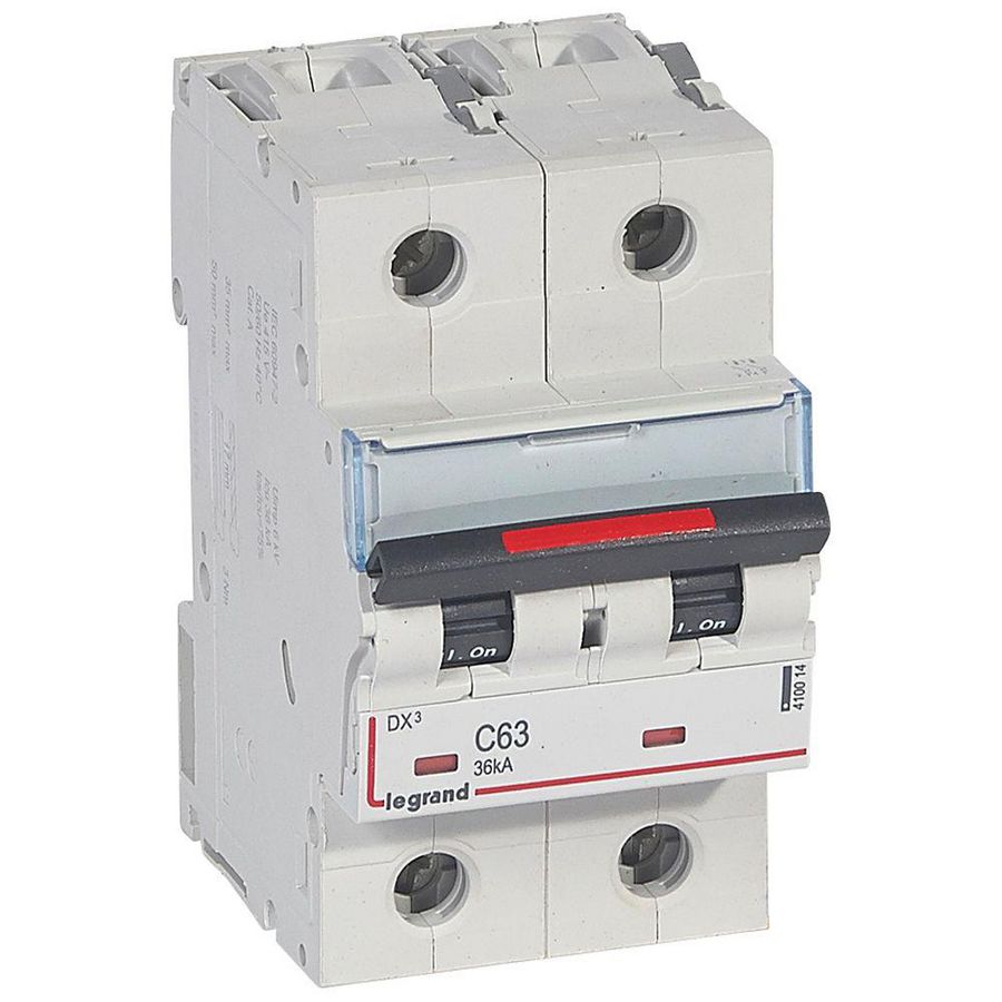 Installatieautomaat MCB DX3 2P C63A 36kA