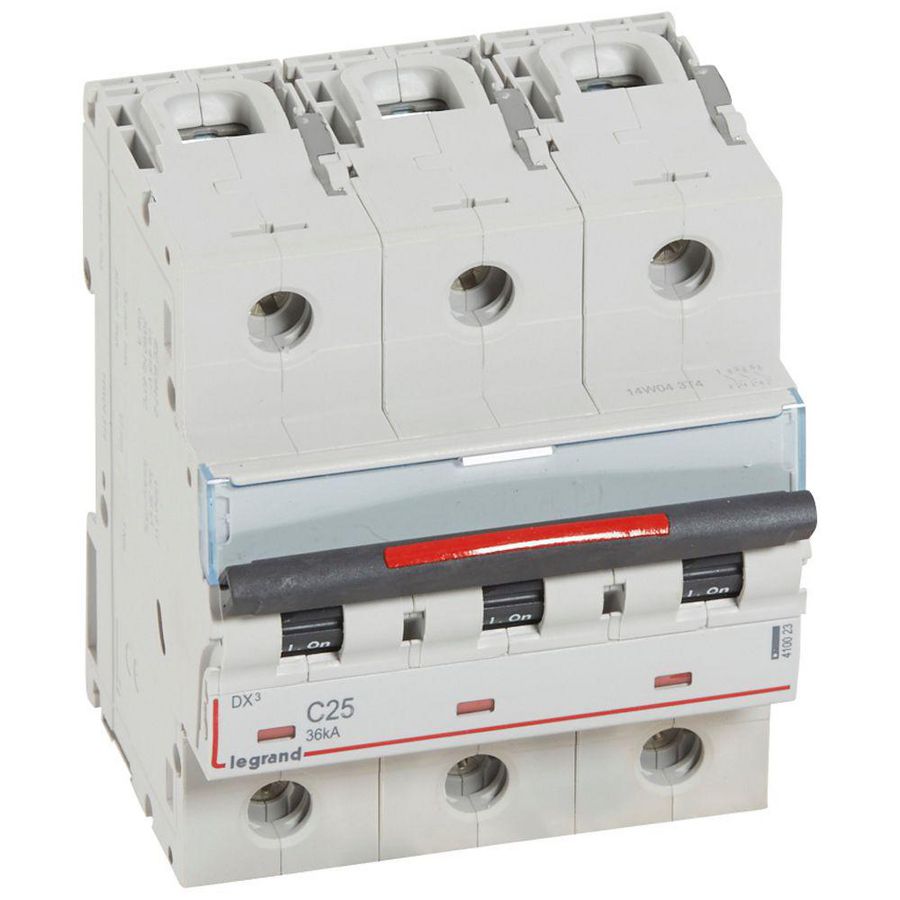 Installatieautomaat MCB DX3 3P C25A 36kA