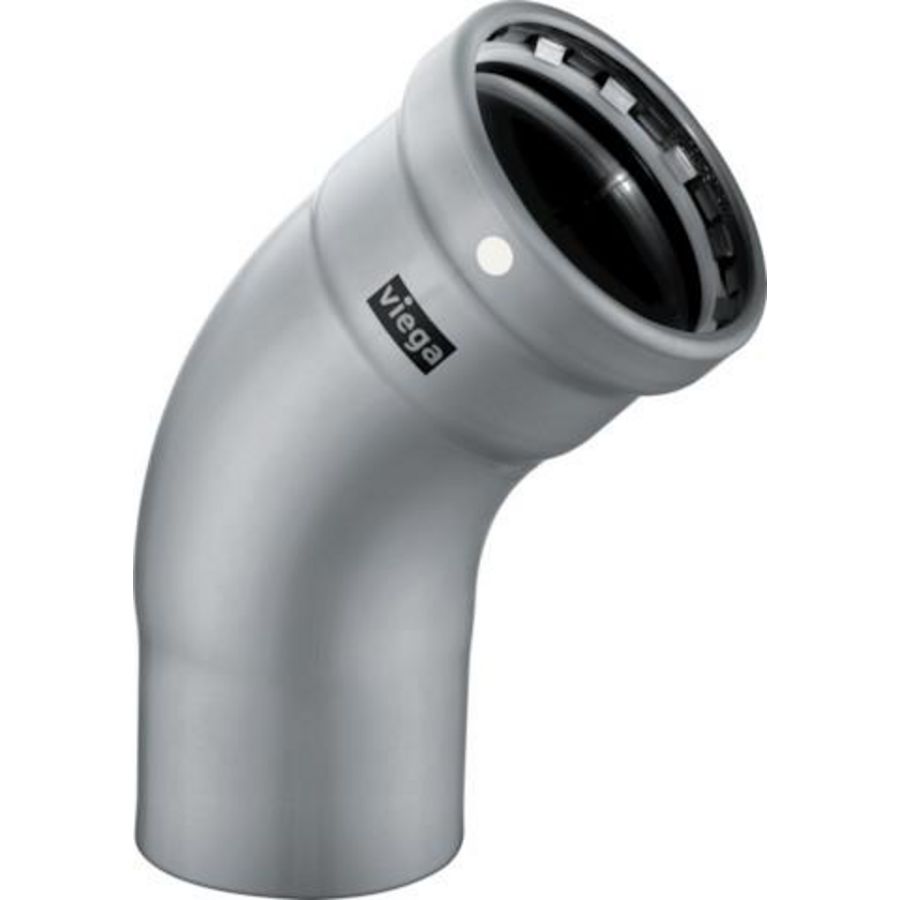 Insteekbocht 45° Megapress-S-XL spie x persaansluiting 3" 4226.1XL