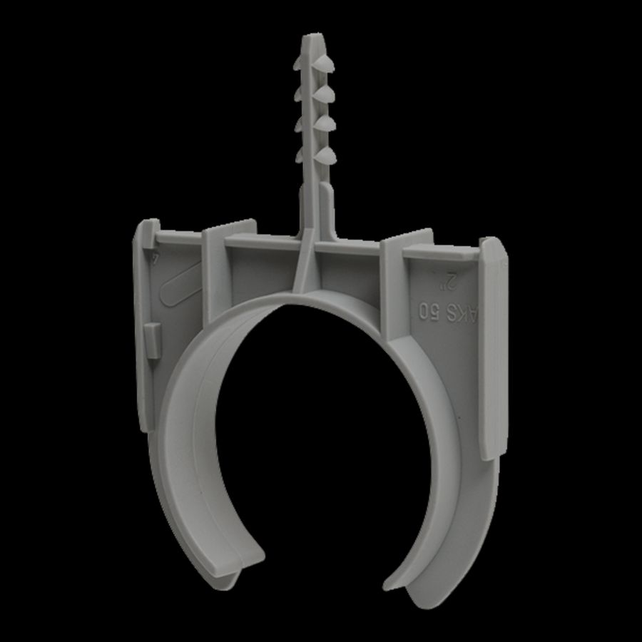 Kunststof buisklemplug halvrij 6mm 2 49-52mm d.grs VVE=50