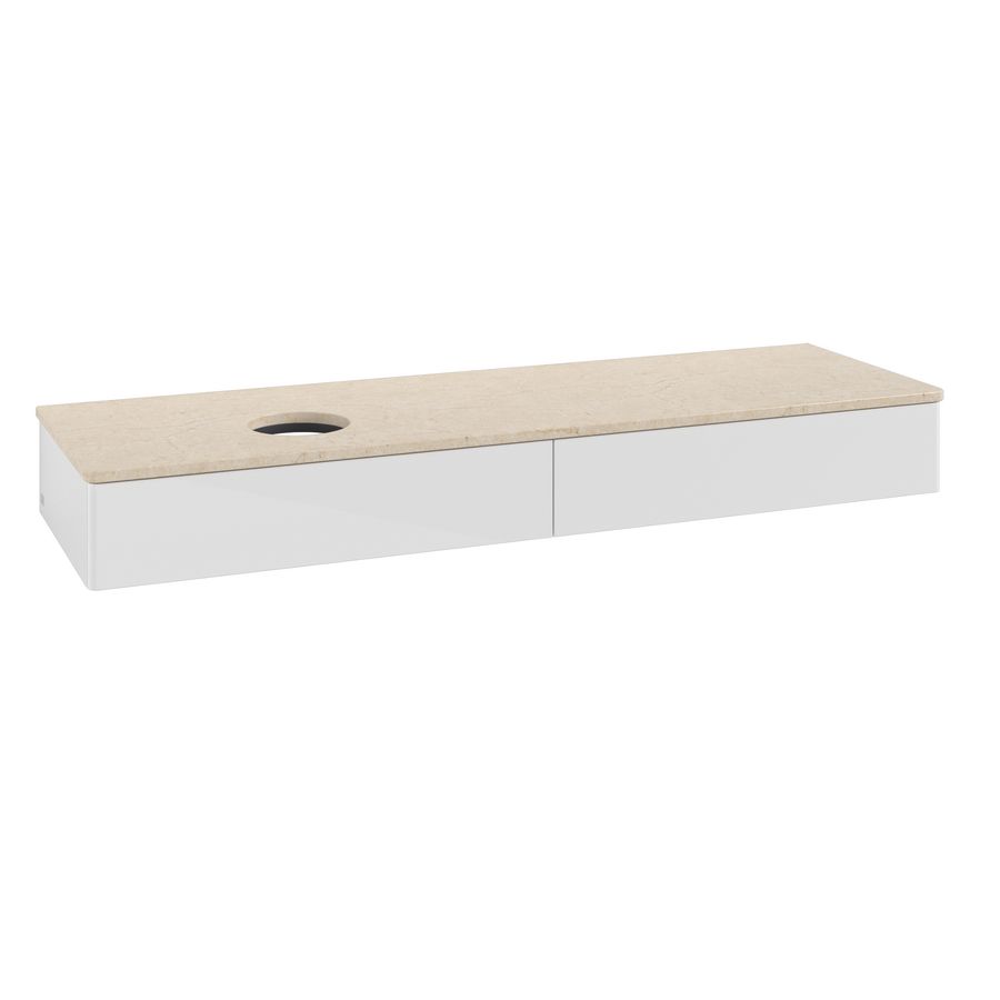 Wastafelonderkast Antao 1600x190x500mm G.White.L K15013GF