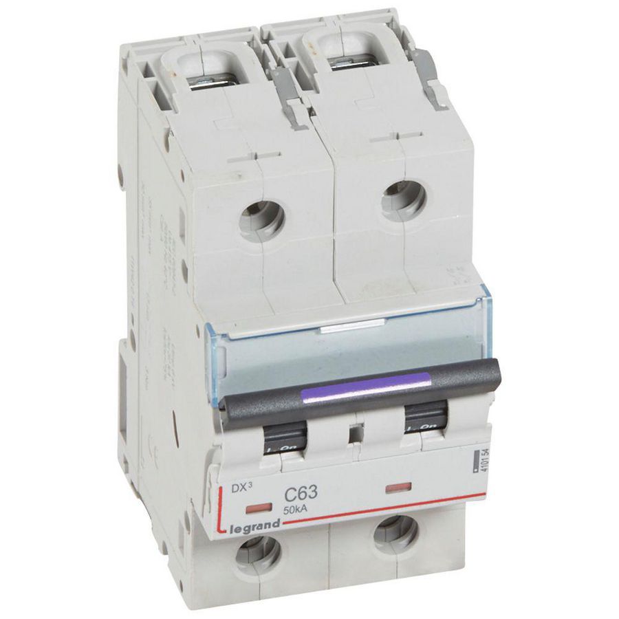 Installatieautomaat MCB DX3 2P C63A 50kA