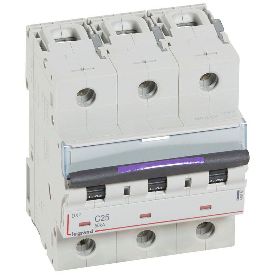 Installatieautomaat MCB DX3 3P C25A 50kA
