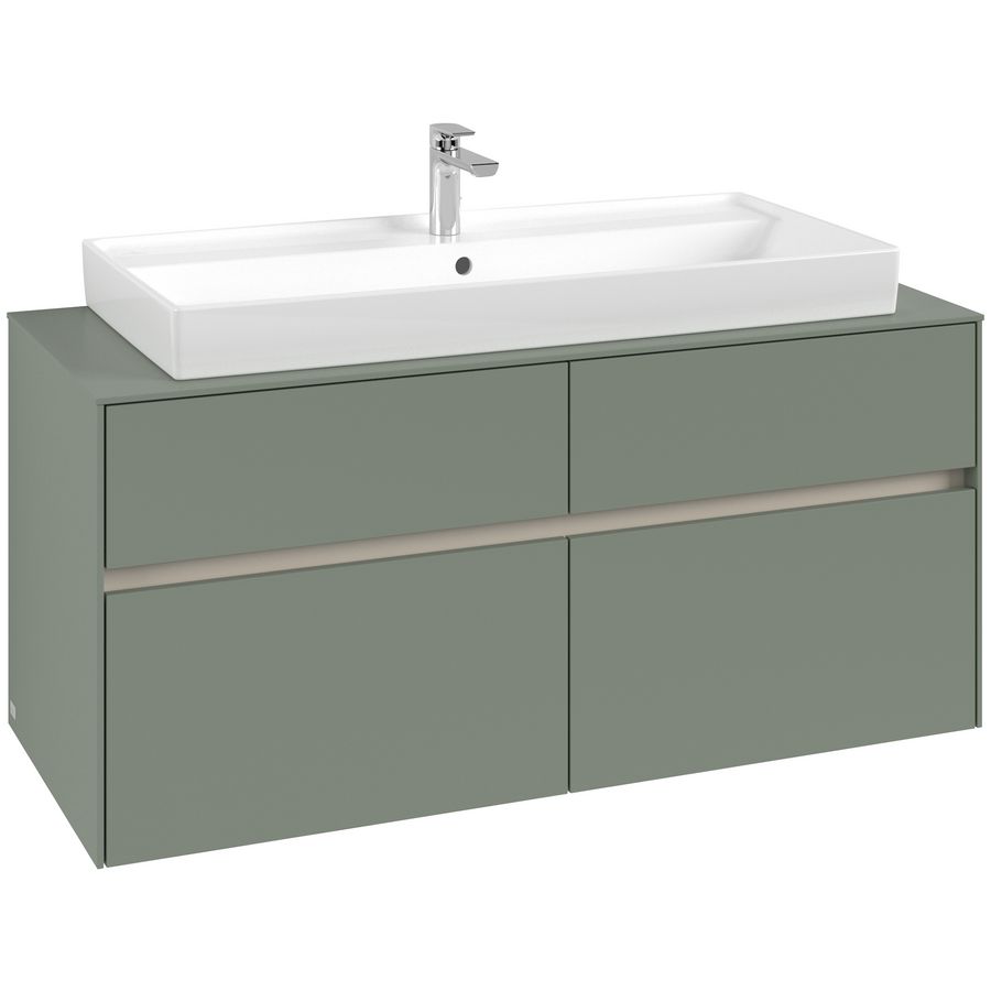 Wastafelonderkast Collaro 1200x548x500mm Soft Green C091B0AF