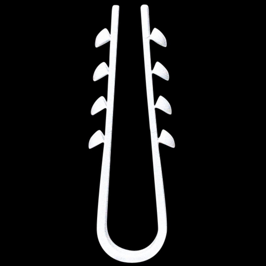 Kunststof bandklemplug halogeenvrij 6 - 20mm wit VVE=200