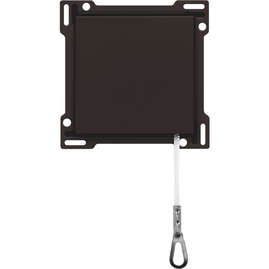 Afwerkingsset trekdrukknop dark brown