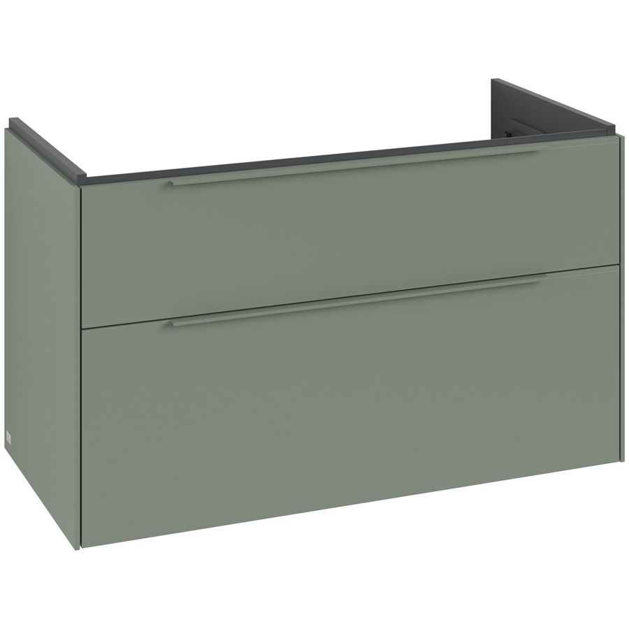 Wastafelonderkastkast SUBWAY 3.0 973x576x478mm Soft Green C57002AF greep monochroom