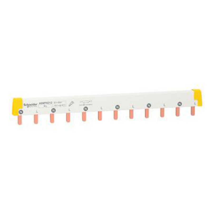 Kamrail 2P 18mm Pitch 12 mod Boven/Onder 100A Acti9