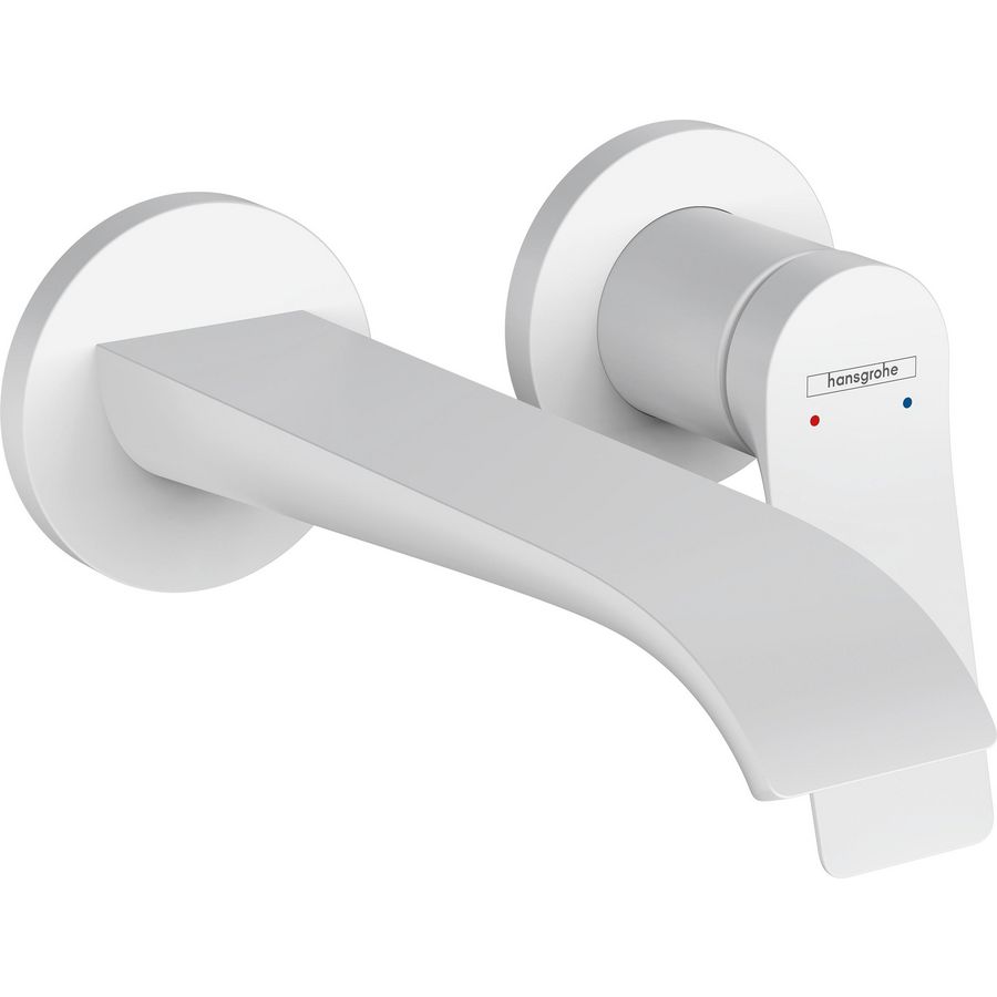 Vivenis 2-gats wandkraan voorsprong 195mm mat wit