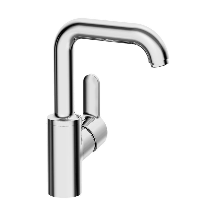 Primo wastafelmengkraan chroom uitloop 142mm 49552203