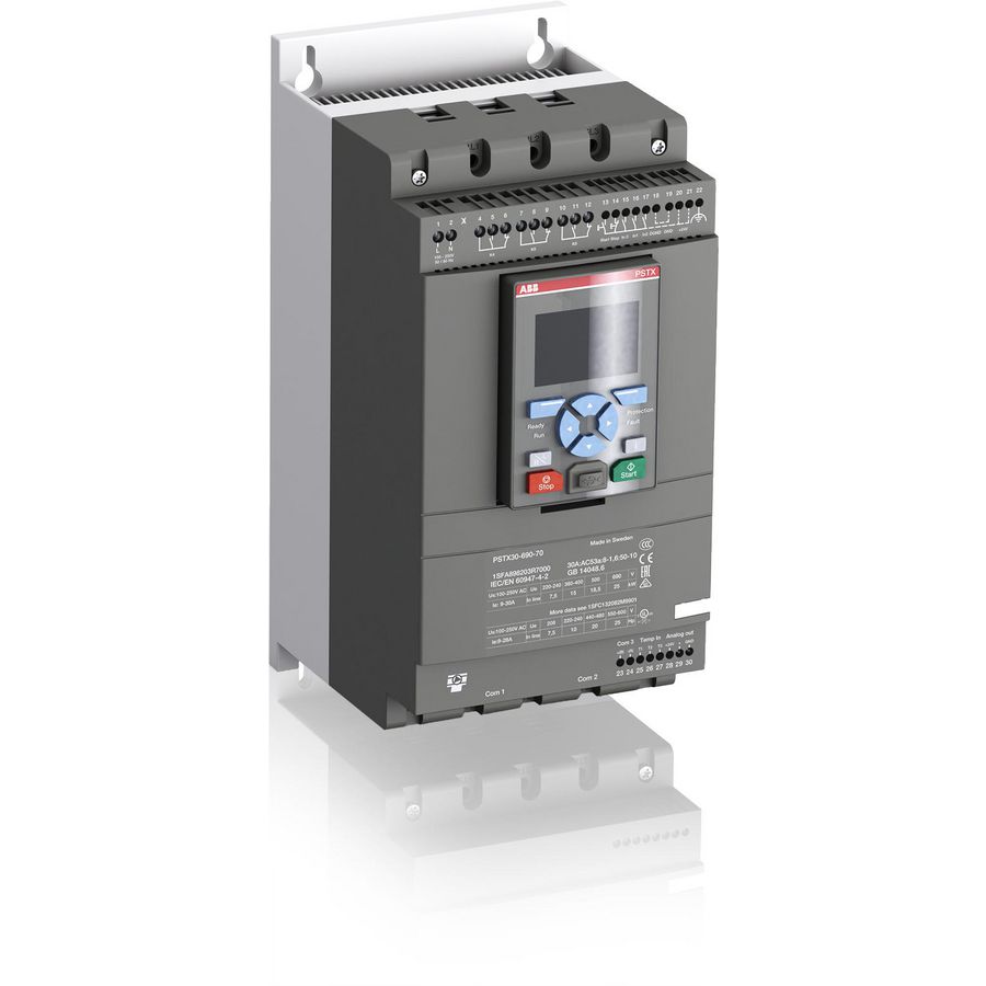 Sofstarter voedingsspanning 100-250V AC 25kW/690V 22A