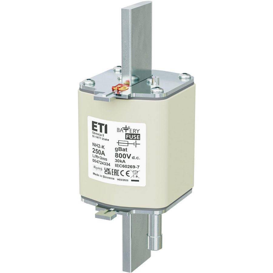 Zekering NH2/K gBat 250A/800V DC 4724334 VVE=3
