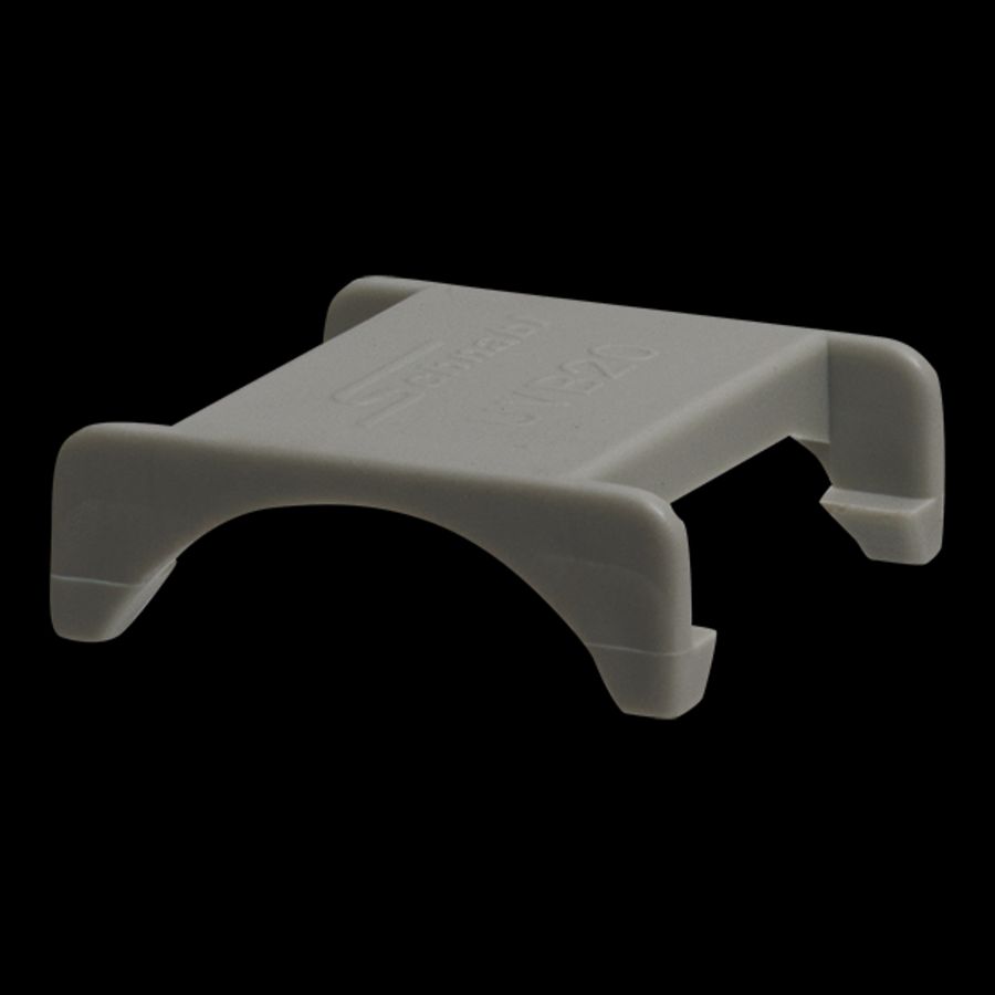 Kunststof Euro-Clip halvrij EC18/19/20 donker grijs VVE=100